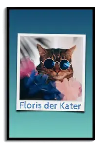 Katzen-Polaroid-Collage erstellen – mit Namen & Text deiner Katze personalisieren