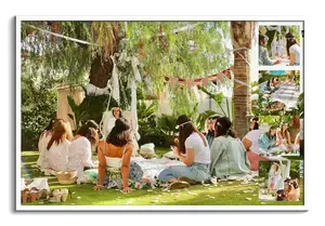 Erstelle eine Fotocollage für die schönsten Erinnerungen an dein Sommerfest