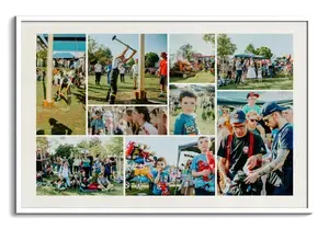 Vereinsfest-Fotocollage gestalten mit deinem Vereinsnamen & Datum