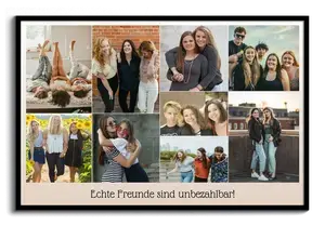 Erstelle deine einzigartige Freundschafts-Collage: Echte Freunde sind unbezahlbar!