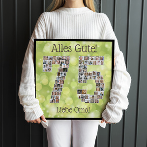 Fotocollage für Oma, Opa zum runden Geburtstag erstellen. Fotocollage für Oma, Opa zum runden Geburtstag erstellen.