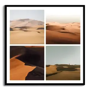 Natur-Fotocollage Wüste, Dünen & Eiswelten – erstelle jetzt deine Collage als Premiumdruck