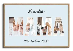 Foto-Collagen Mama/Papa/Oma/Opa - Fotos als Text