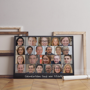 Individuelle Postercollage mit Teamfotos – 40x30cm Individuelle Postercollage mit Teamfotos – 40x30cm