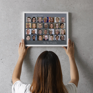 Fotocollage im klassischen Raster als Poster - Querformat 50x70cm Fotocollage im klassischen Raster als Poster - Querformat 50x70cm