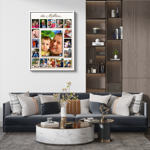 Fotocollage-Poster gestalten: Dein Familienerinnerungs-Highlight erstellen