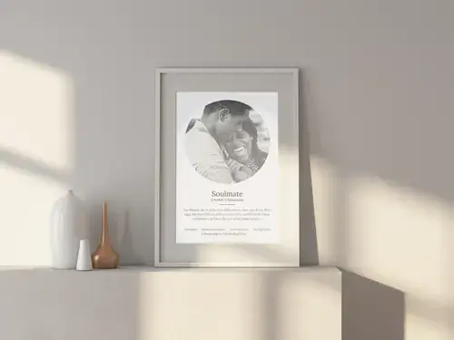 Definitions-Poster 'Soulmate' personalisierbar