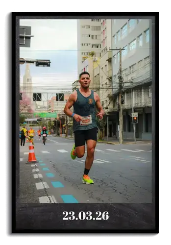 Marathon-Fotocollage für Rennmomente