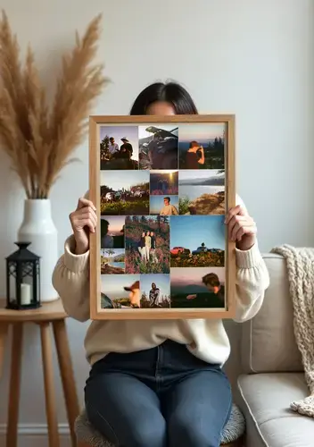 Roadtrip-Fotocollage mit Text