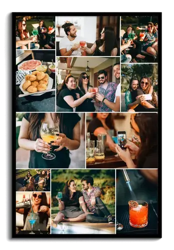 Sommerfest Fotocollage mit Text