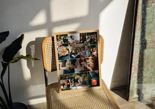 Sommerfest Fotocollage mit Text