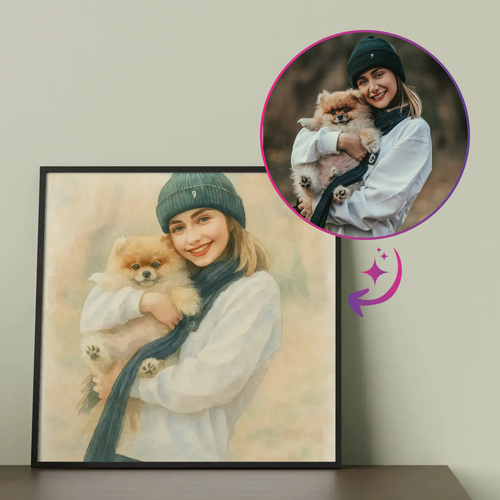 Foto mit KI umwandeln – Aquarell & mehr Stile