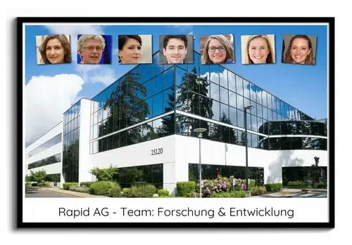 Personalisierbare Fotocollage „Unser Team“
