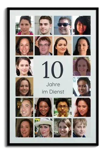 Fotocollage Zahl 10 - erstelle dein Geschenk zum 10. Jubiläum: Firma, Hochzeit, Verein Fotocollage Zahl 10 - erstelle dein Geschenk zum 10. Jubiläum: Firma, Hochzeit, Verein