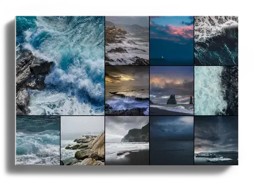 Premium Collage: Nebel & Gewitter Fotografien