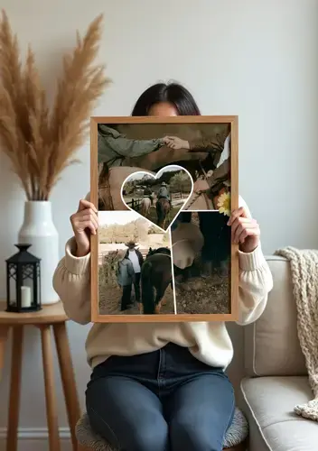 Scrapbook Fotocollage clean Lieblingsmomente