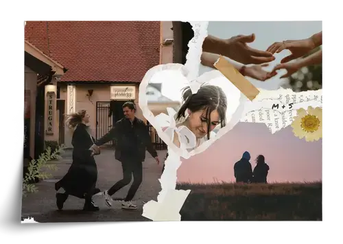 Scrapbook-Collage Lieblingsmomente