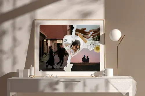 Scrapbook-Collage Lieblingsmomente