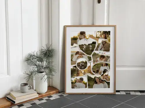 Scrapbook-Collage Lieblingsmomente