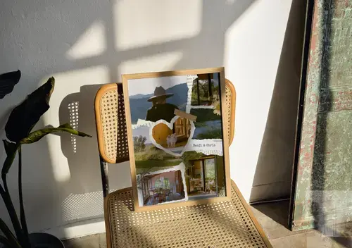 Scrapbook-Collage Lieblingsmomente