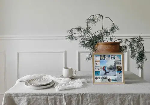 Wintercollage: Landschafts- & Familienmotive