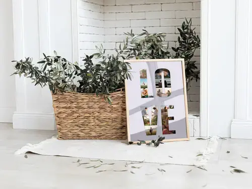 Fotocollage „LOVE“ mit persönlichen Bildern