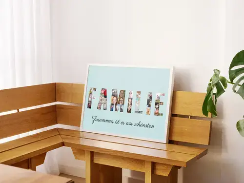Fotocollage "Familie" mit personalisierten Fotos