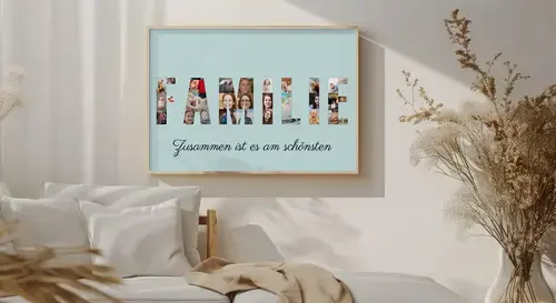 Fotocollage "Familie" mit personalisierten Fotos