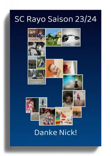 Fotocollage Zahl "5" - Einzigartige Geschenkidee! Fotocollage Zahl "5" - Einzigartige Geschenkidee!