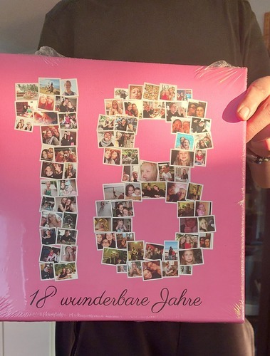 Kundenfoto von Anna für Bewertung Druck Fotocollage Leinwand 30x30cm
