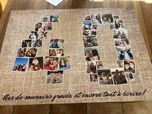 Kundenfoto von Christelle für Bewertung Druck Fotocollage Poster 70x50cm