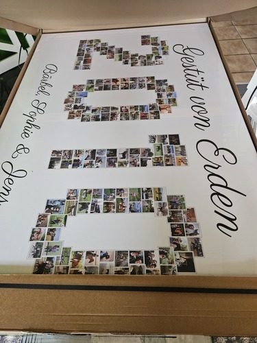 Kundenfoto von Denise für Bewertung Druck Fotocollage Leinwand 120x80cm