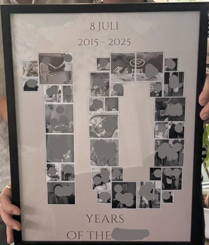 Kundenfoto von Gordana für Bewertung Druck Fotocollage Poster gerahmt (holz, schwarz) 30x40cm