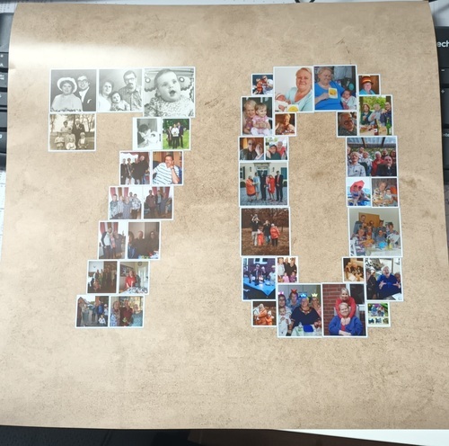 Kundenfoto von Katja für Bewertung Druck Fotocollage Poster 40x40cm
