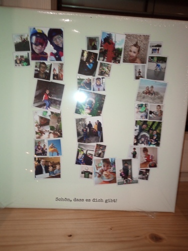 Kundenfoto von Petra für Bewertung Druck Fotocollage Leinwand 30x30cm