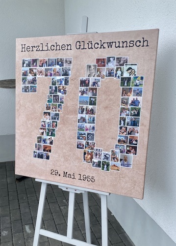Kundenfoto von Stephanie für Bewertung Druck Fotocollage Leinwand 90x90cm