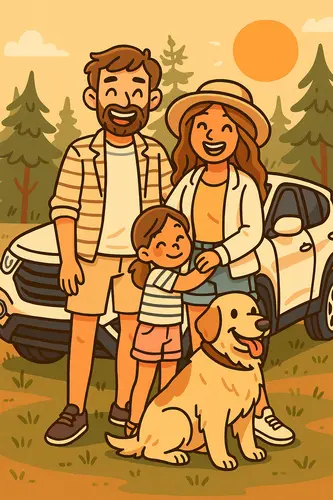 Foto umgewandelt im Sticker-Stil